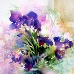 Le bouquet du Mas <span id='small'>| aquarelle 26 x 36</span>