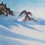 Montagne <span id='small'>| aquarelle 26 x 36</span>