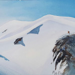 Montagne <span id='small'>| aquarelle 26 x 36</span>